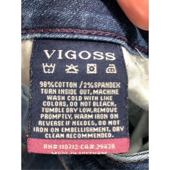Vigoss Marley Straight mid rise denim Jean women’s size 22 - Picture 9 of 9